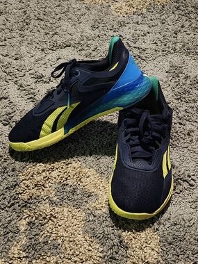 Reebok Nano X training shoes,  Vector Navy, Horizon Blue SZ 7